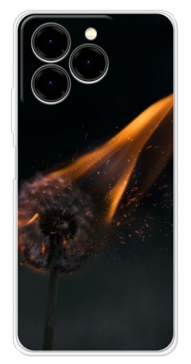 Чехол с картинкой "Горящий одуванчик" для Ulefone Note 20 Pro