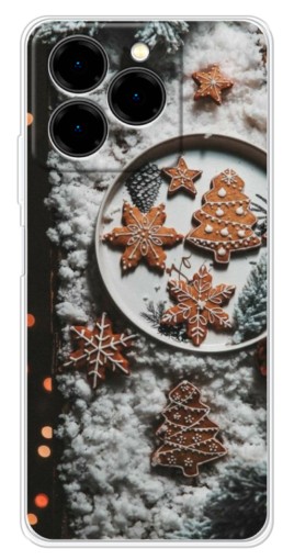 Силиконовый чехол с изображением "Имбирные пряники" для Ulefone Note 20 Pro