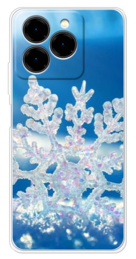 Силиконовый чехол с изображением "Яркая снежинка" для Ulefone Note 20 Pro