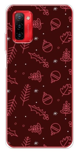 Чехол с картинкой "Листочки и шары" для Ulefone Note 12P