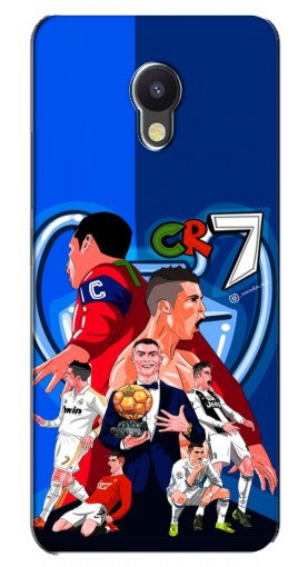 Чехол с картинкой «CR7» для Meizu M5