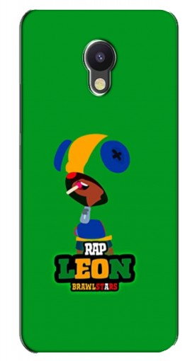 Силиконовый чехол с изображением «RAP Leon» для Meizu M5