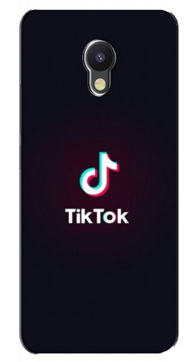 Чехол с печатью «TikTok темный»  для Meizu M5