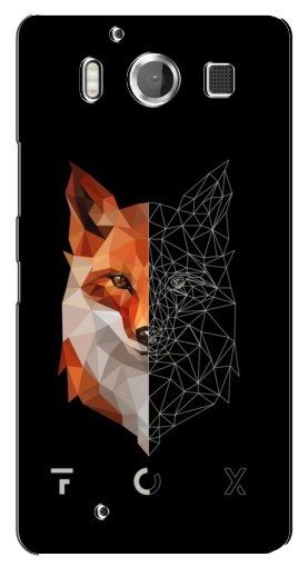 Силиконовый чехол с изображением «Fox» для Microsoft Lumia 950