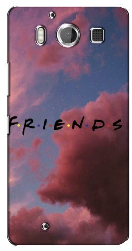 Силиконовый чехол с изображением «Friends» для Microsoft Lumia 950