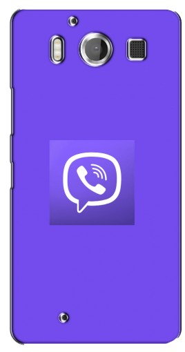 Чехол с картинкой «Лого Viber» для Microsoft Lumia 950