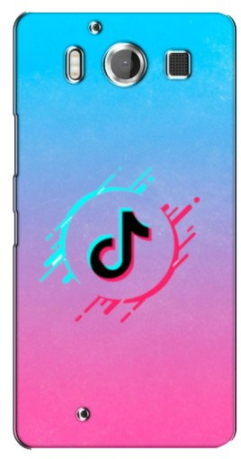 Чехол с картинкой «Нота ТикТок» для Microsoft Lumia 950