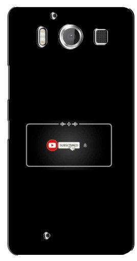 Чехол с картинкой «subscribed» для Microsoft Lumia 950