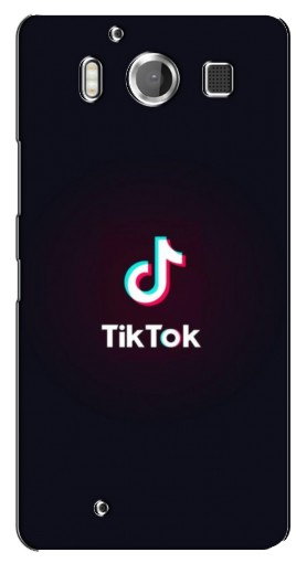 Чехол с принтом «TikTok темный» для Microsoft Lumia 950