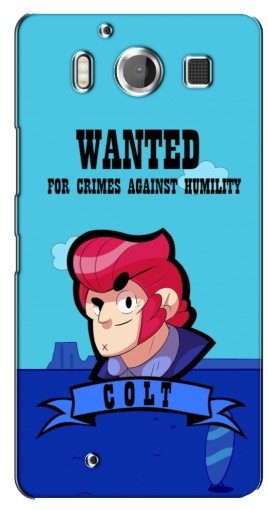 Чехол с принтом «WANTED COLT» для Microsoft Lumia 950