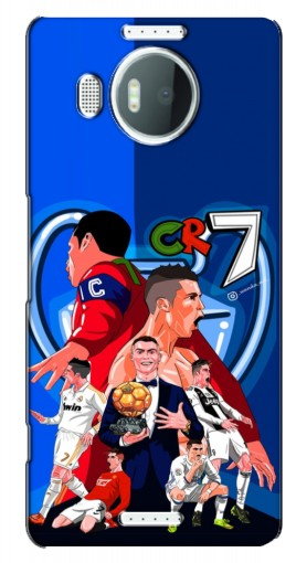 Силиконовый чехол с изображением «CR7» для Microsoft Lumia 950 XL