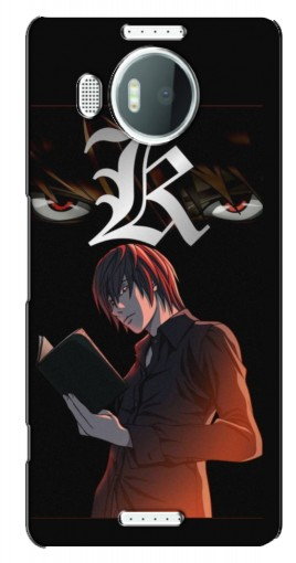 Чехол с принтом «Лайт Ягами Death Note» для Microsoft Lumia 950 XL