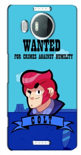 Чехол с картинкой «WANTED COLT» для Microsoft Lumia 950 XL