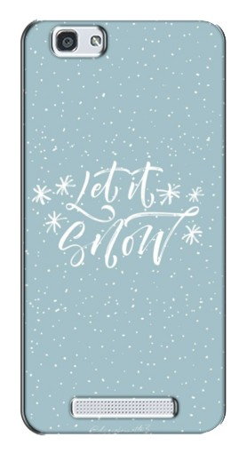 Чехол с принтом «Let it Snow» для ZTE Blade A610