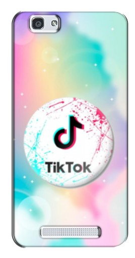 Силиконовый чехол с изображением «TikTok принт» для ZTE Blade A610