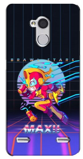 Силиконовый чехол с изображением «Brawl MAX» для ZTE Blade V7 Lite