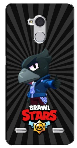 Чехол с принтом «Crow Brawl Stars» для ZTE Blade V7 Lite