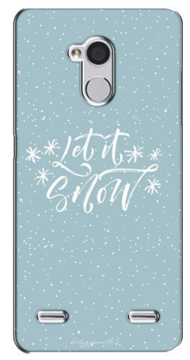 Чехол с картинкой «Let it Snow» для ZTE Blade V7 Lite