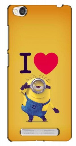 Чехол с печатью «I Love Minion»  для Xiaomi Redmi 4A