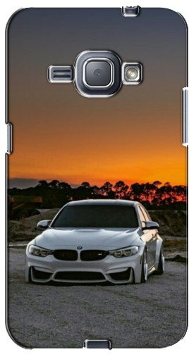 Чехол с картинкой «BMW белая» для Samsung Galaxy J1 2016, J120