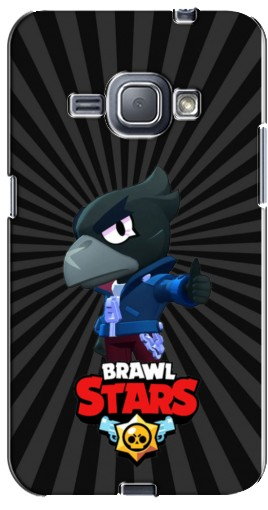 Чехол с печатью «Crow Brawl Stars»  для Samsung Galaxy J1 2016, J120