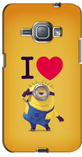 Силиконовый чехол с изображением «I Love Minion» для Samsung Galaxy J1 2016, J120