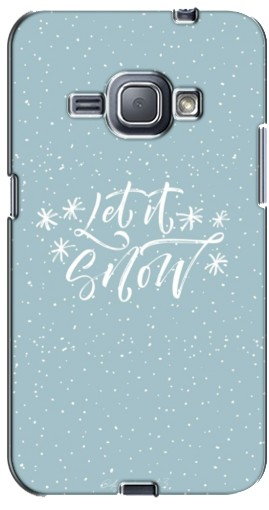 Силиконовый чехол с изображением «Let it Snow» для Samsung Galaxy J1 2016, J120