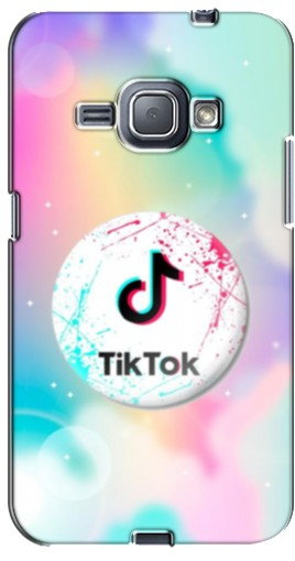 Силиконовый чехол с изображением «TikTok принт» для Samsung Galaxy J1 2016, J120