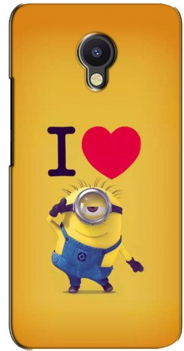 Силиконовый чехол с изображением «I Love Minion» для Meizu M5 Note