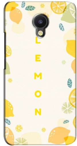 Силиконовый чехол с изображением «Lemon» для Meizu M5 Note