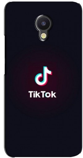 Чехол с принтом «TikTok темный» для Meizu M5 Note