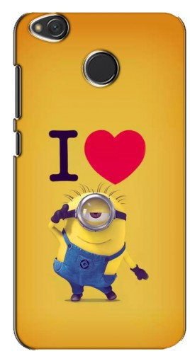 Силиконовый чехол с изображением «I Love Minion» для Xiaomi Redmi 4X