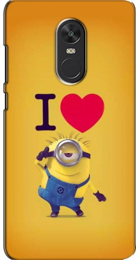 Чехол с принтом «I Love Minion» для Xiaomi Redmi Note 4X