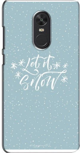 Чехол с печатью «Let it Snow»  для Xiaomi Redmi Note 4X