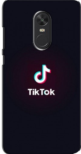 Чехол с печатью «TikTok темный»  для Xiaomi Redmi Note 4X