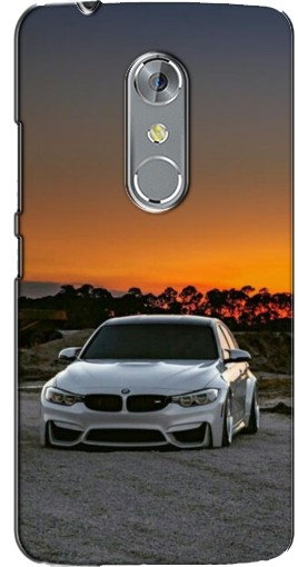 Силиконовый чехол с изображением «BMW белая» для ZTE Axon 7