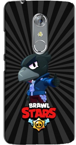 Чехол с картинкой «Crow Brawl Stars» для ZTE Axon 7