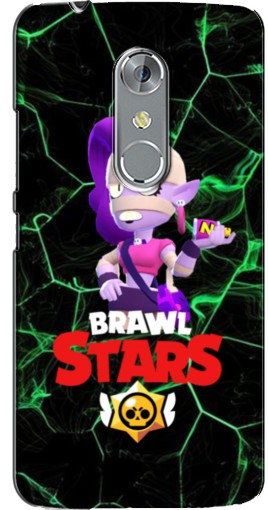 Силиконовый чехол с изображением «Emz Brawl Stars» для ZTE Axon 7