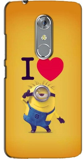 Чехол с картинкой «I Love Minion» для ZTE Axon 7