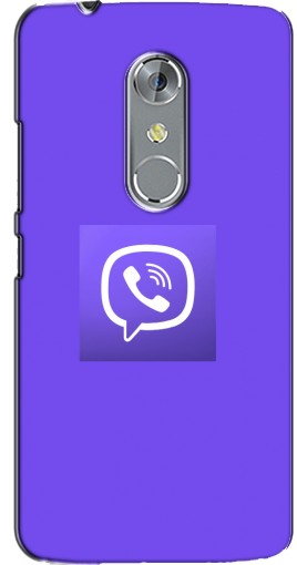 Чехол с принтом «Лого Viber» для ZTE Axon 7