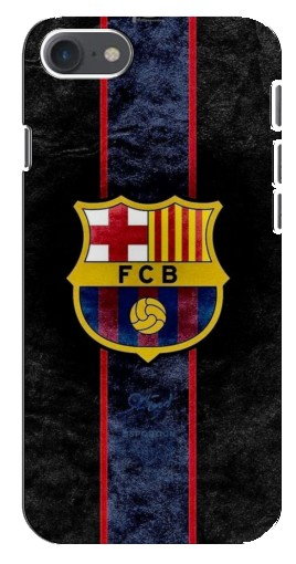 Силиконовый чехол с изображением «FCB» для iPhone 8