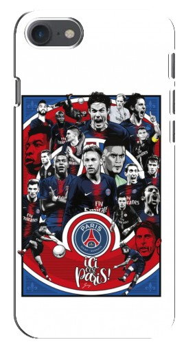 Чехол с печатью «Команда PSG»  для iPhone 8