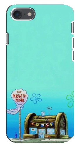 Силиконовый чехол с изображением «Krusty Krab» для iPhone 8