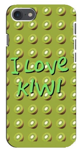 Силиконовый чехол с изображением «Love Kiwi» для iPhone 8