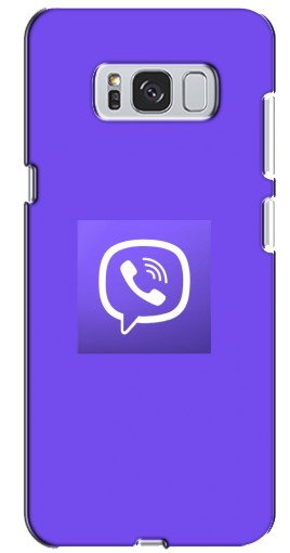 Силиконовый чехол с изображением «Лого Viber» для Samsung Galaxy S8 Plus, G955