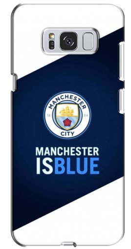 Силиконовый чехол с изображением «Manchester is Blue» для Samsung Galaxy S8 Plus, G955