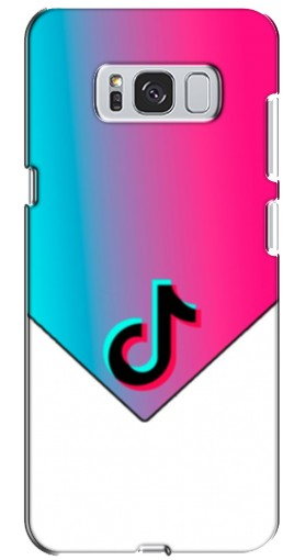 Силиконовый чехол с изображением «Tiktok Logo» для Samsung Galaxy S8 Plus, G955