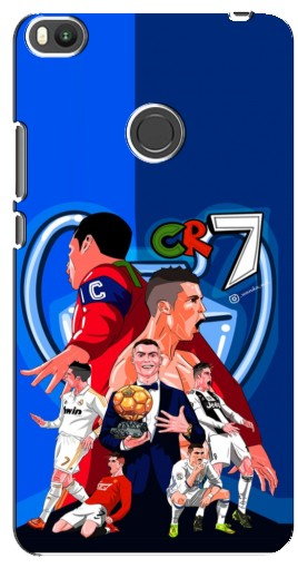 Силиконовый чехол с изображением «CR7» для Xiaomi Mi Max 2