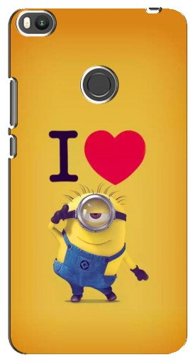 Чехол с картинкой «I Love Minion» для Xiaomi Mi Max 2