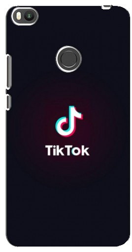 Силиконовый чехол с изображением «TikTok темный» для Xiaomi Mi Max 2